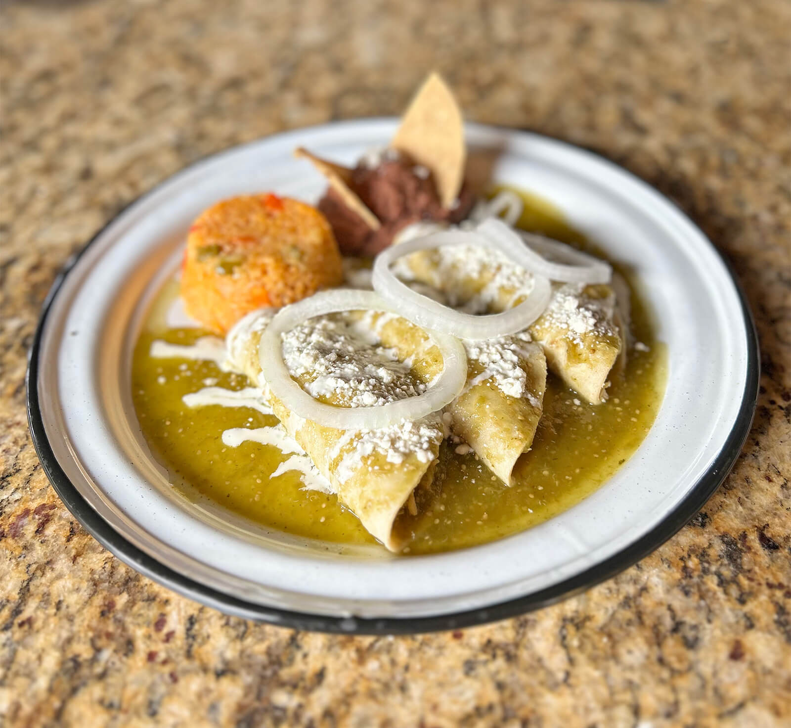 Green Enchiladas - Casa Tequila®